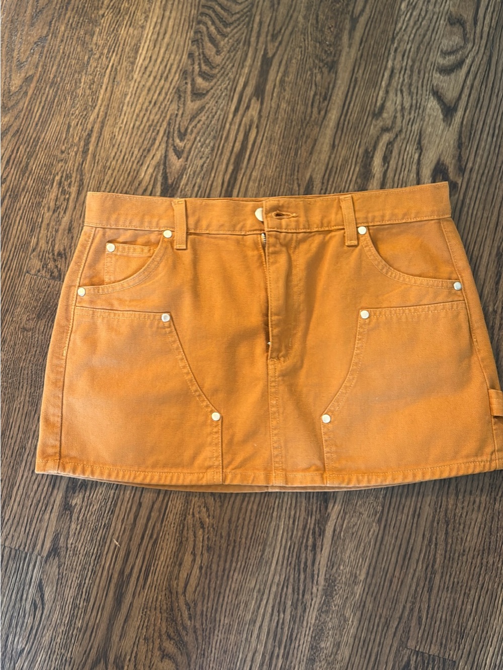 Renggli Studio morgan stewart cargo skirt ochre M